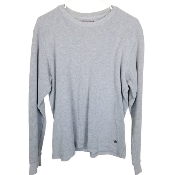 Abercrombie & FItch Mens L Gray Long Sleeves Crew - Picture 2 of 8